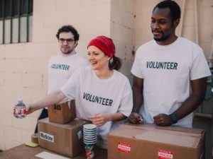 Person volunteering